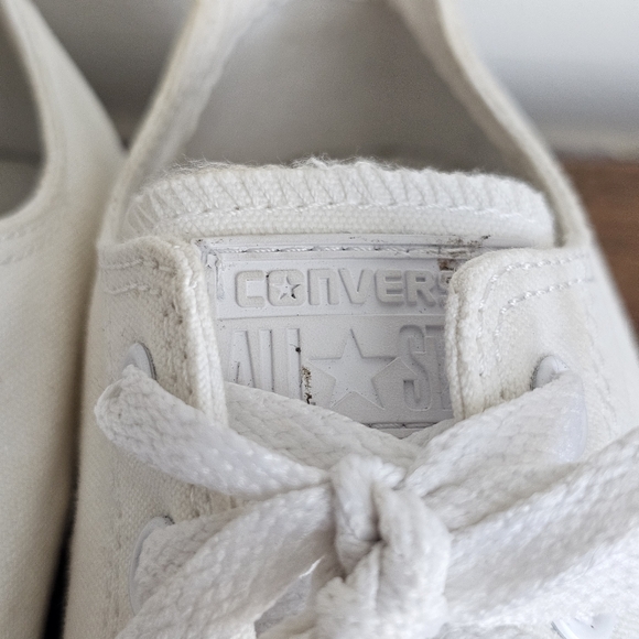 Converse All Star Shoreline Slip-On Low Top White Canvas Sneakers Women’s 7 - Picture 7 of 16